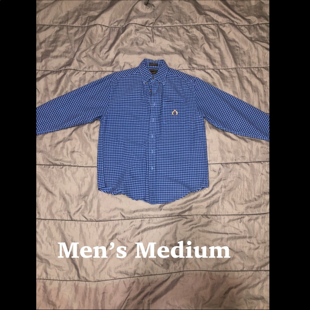 Blue dress shirt